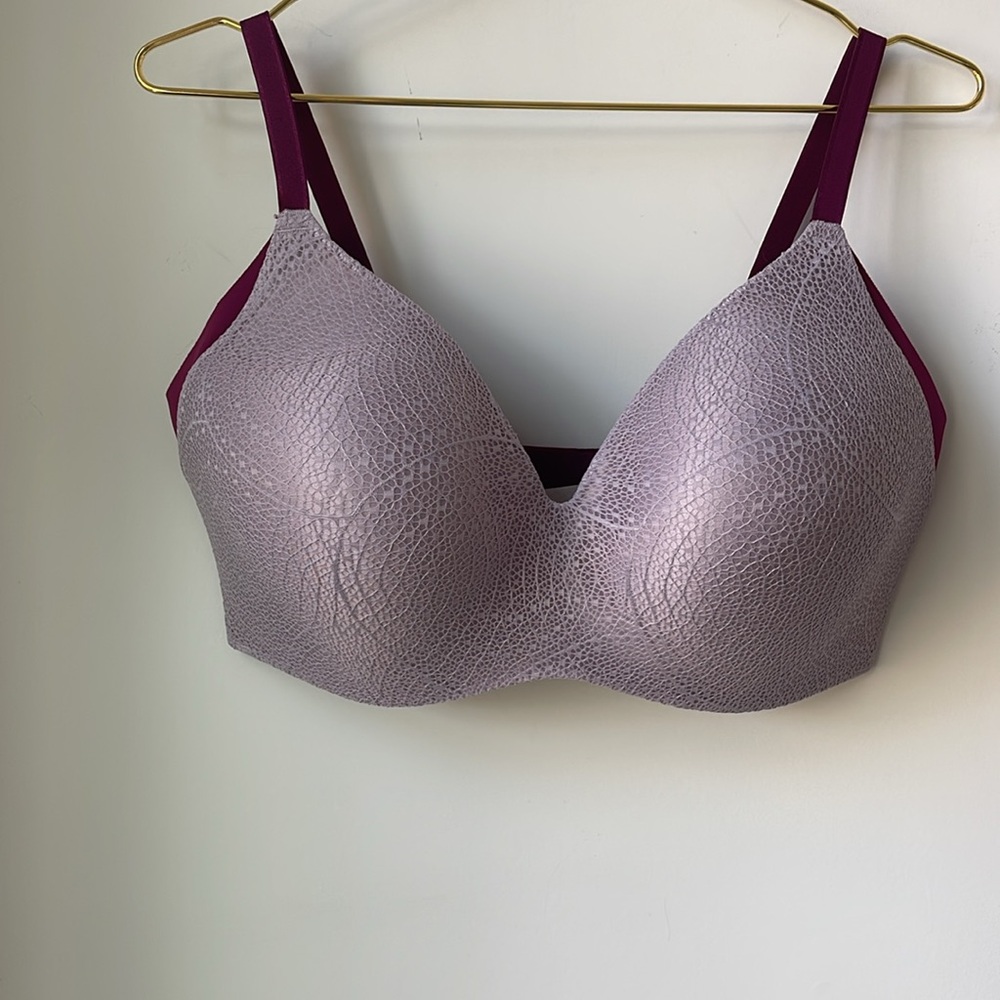 knix Lace WingWoman Contour Bra in Nirvana 3 Hook No Wire Adjustable Size 8